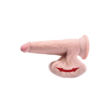 3D Cock Swinging Balls 7 Inch